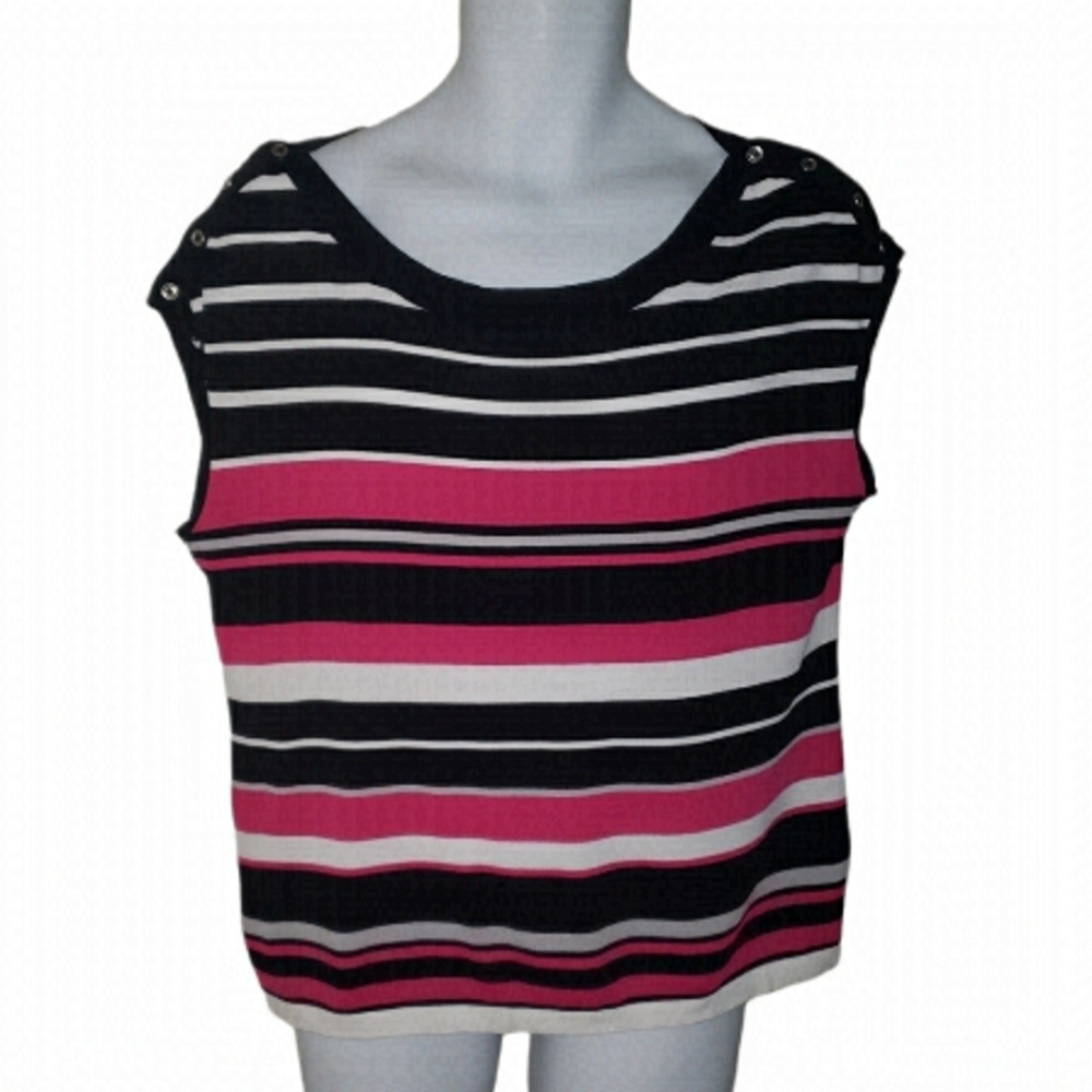 Cleo Striped Boxy Boatneck Top - Women's